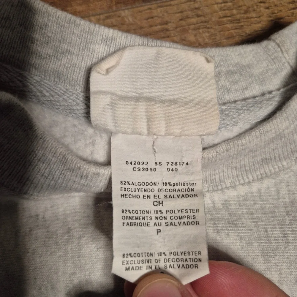 Vintage Penn State Sweatshirt Womens Small Gray Champion Reverse Weave - Picture 6 of 11